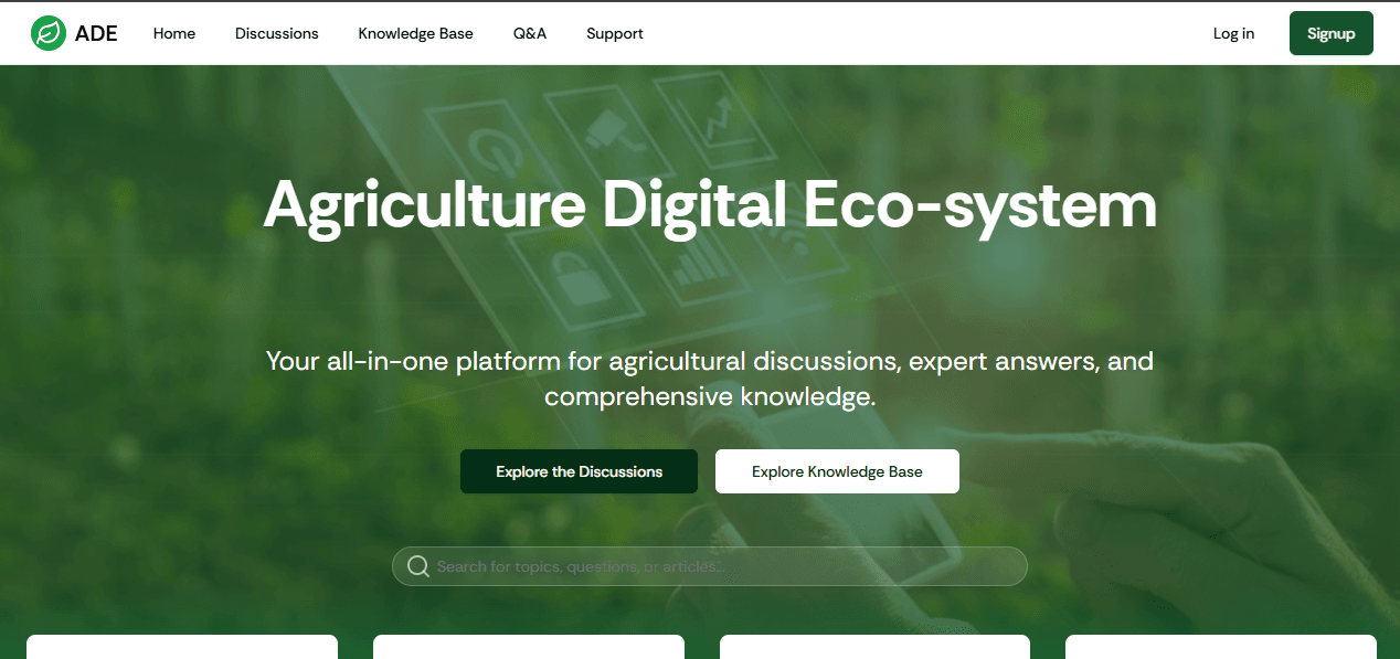 Agric Digital Platform