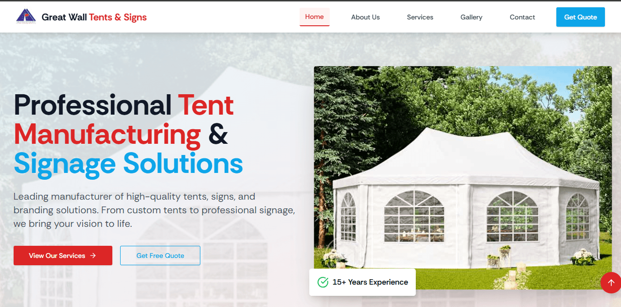 GREAT WALL TENTS